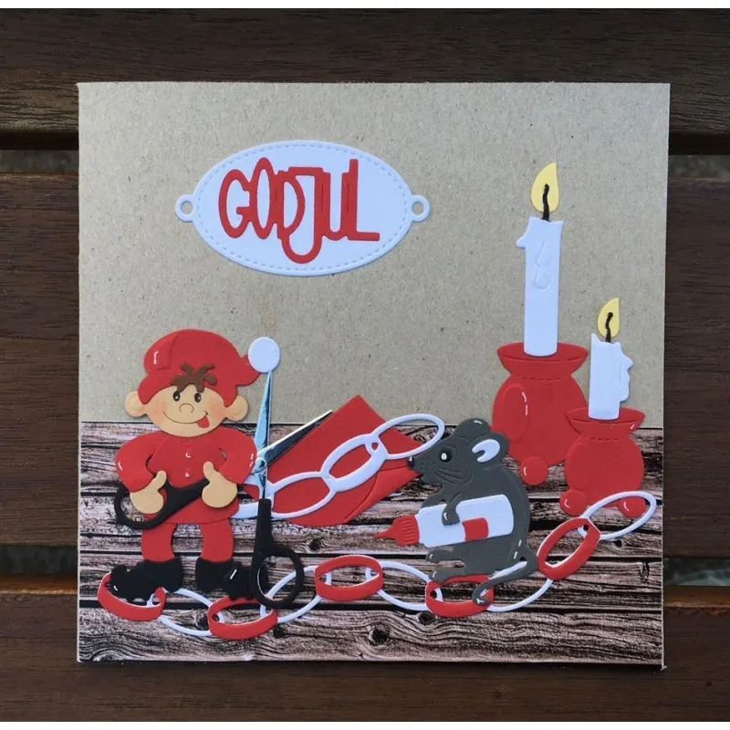 

New Metal Cutting Dies Candlestick Fire Frame Craft Stencil Diy for Scrapbooking Handmade Card Make Shape Album Decoration Model