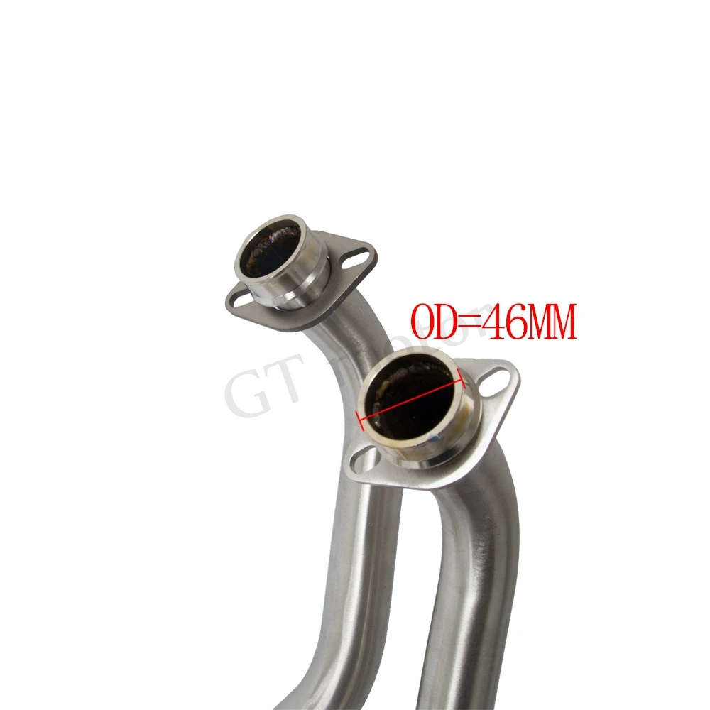 Полная выхлопная система мотоцикла контурная передняя Труба глушитель для YAMAHA