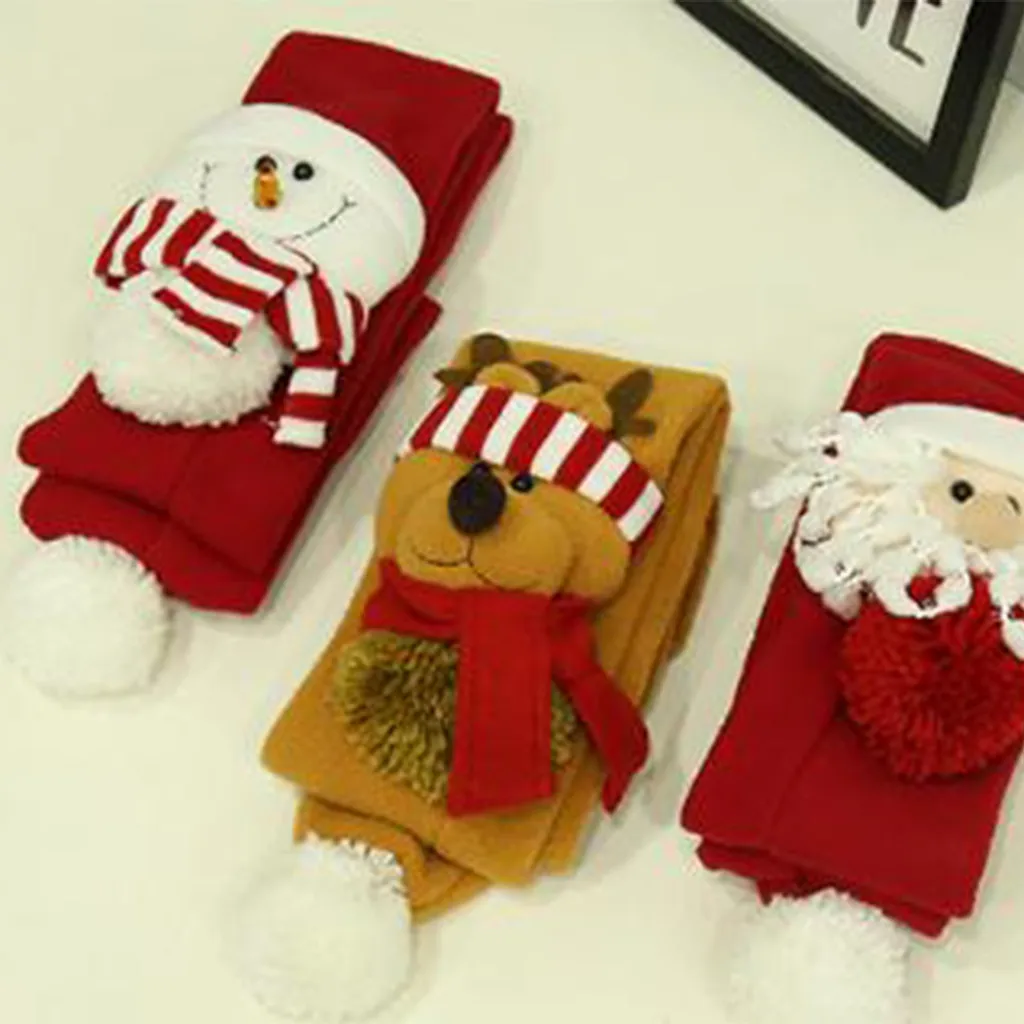 Женский вязаный Флисовый Шарф пончо с Санта Клаусом| |