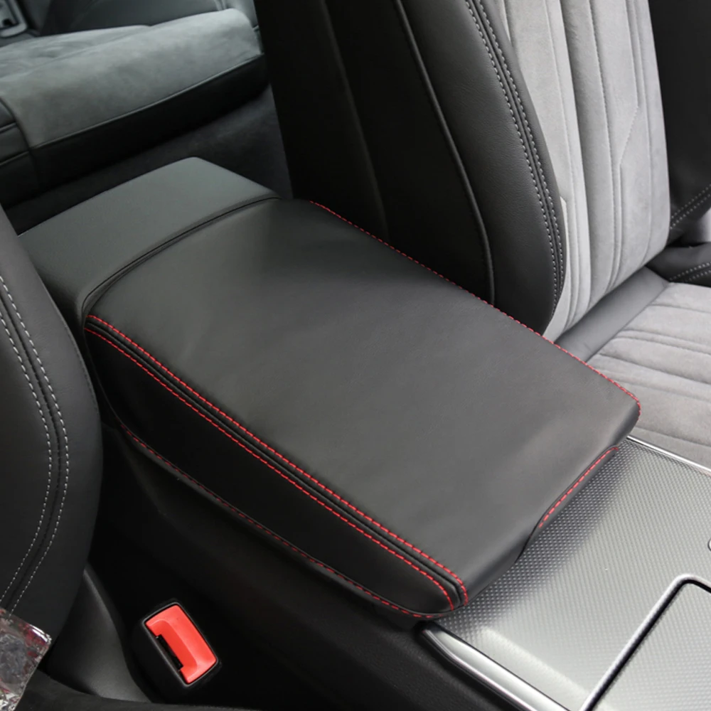 

For Audi A6 S6 RS6 C8 A7 S7 RS7 4K8 2018-2020 Car Center Armrest Box Cover Protector PU Leather Mat Pad Cushion Accessories