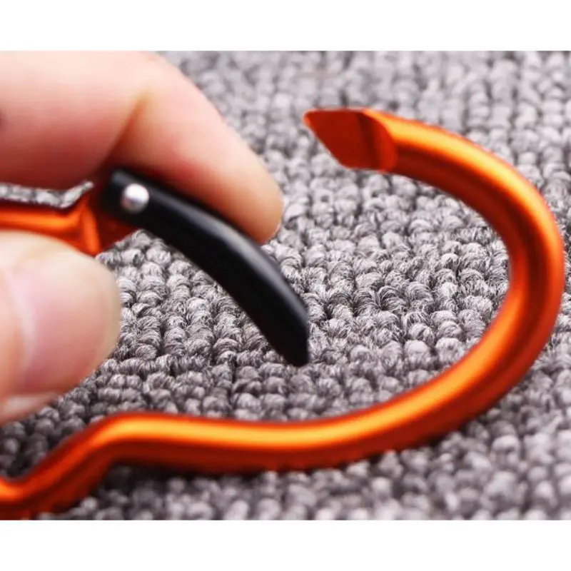 5 шт./компл. карабин круглый легкий Алюминий сплав быстра петля разъемы висячий