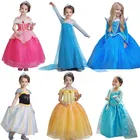 Карнавальный костюм на Хэллоуин, платье принцессы для девочек, нарядные Детские платья для девочек, вечернее платье, детское платье на выпускной