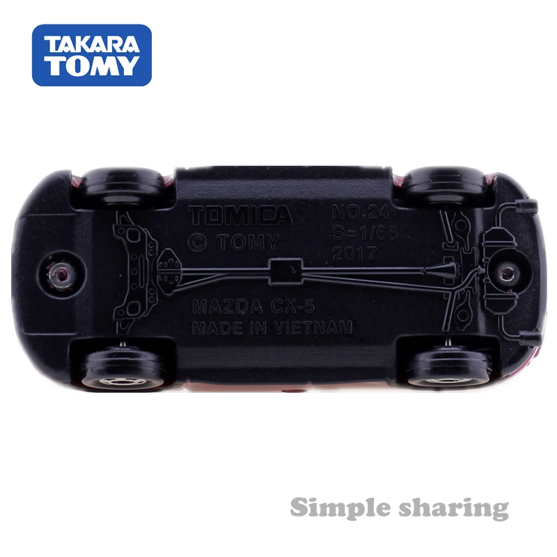 Takara Tomy Tomica 24 Mazda CX 5 Scale 1/66 Популярная детская модель из литая металлической модели