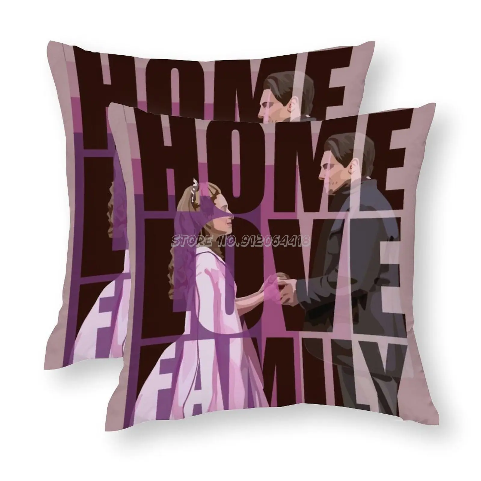 Домашняя Любовь Семья (с цитатами) подушка искусственный фон наволочки