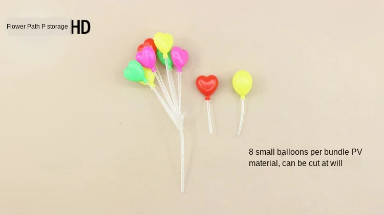 

Color Circle Simulation Cake Balloon Mini Micro Landscape Balloon Meat Flowerpot Gardening Decoration Material