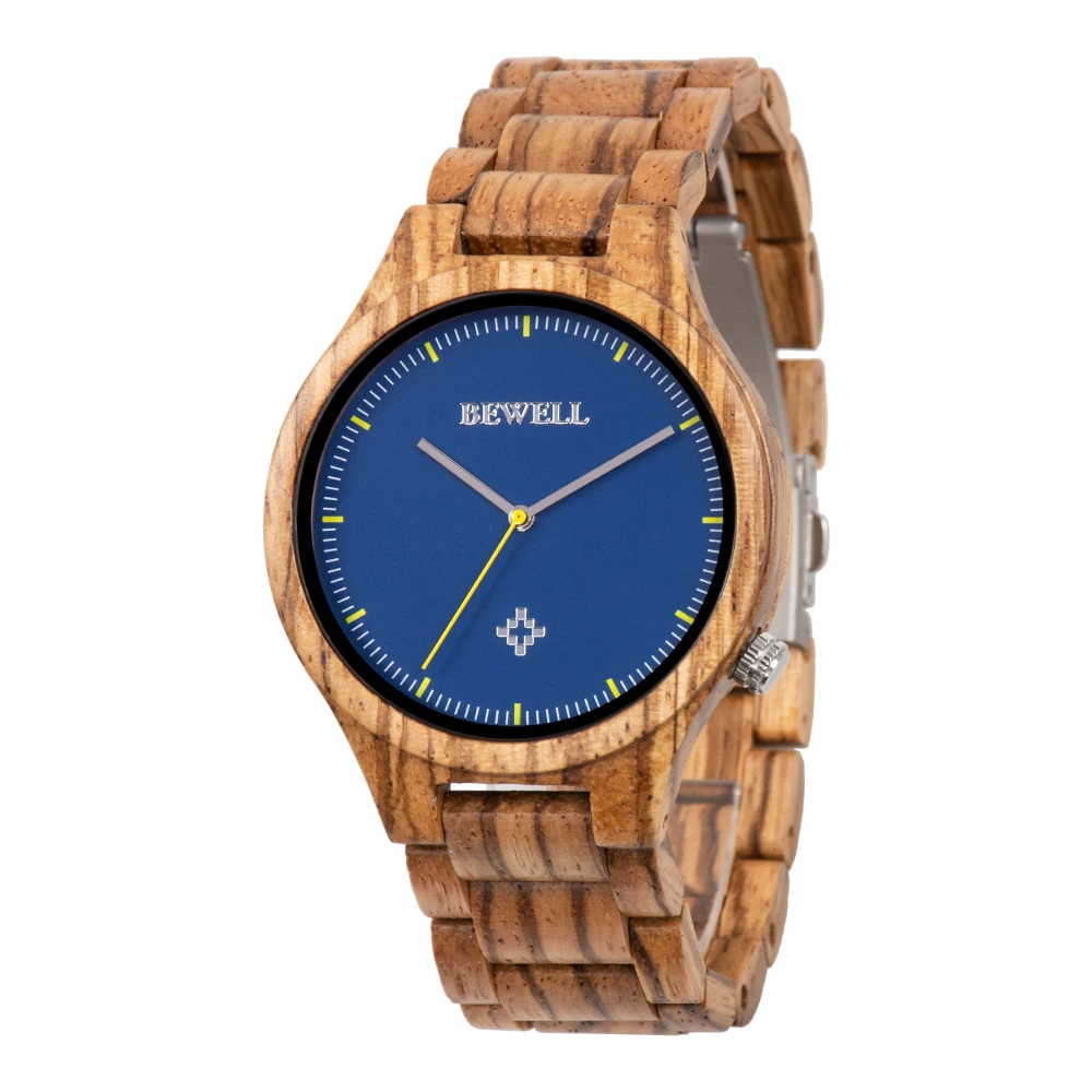 

2020 New Bewell Wood Watch Men Top Luxury Brand Quartz Wristwatch Wooden Watch Male relogio masculino Casual Clock ZS-W168 Gift