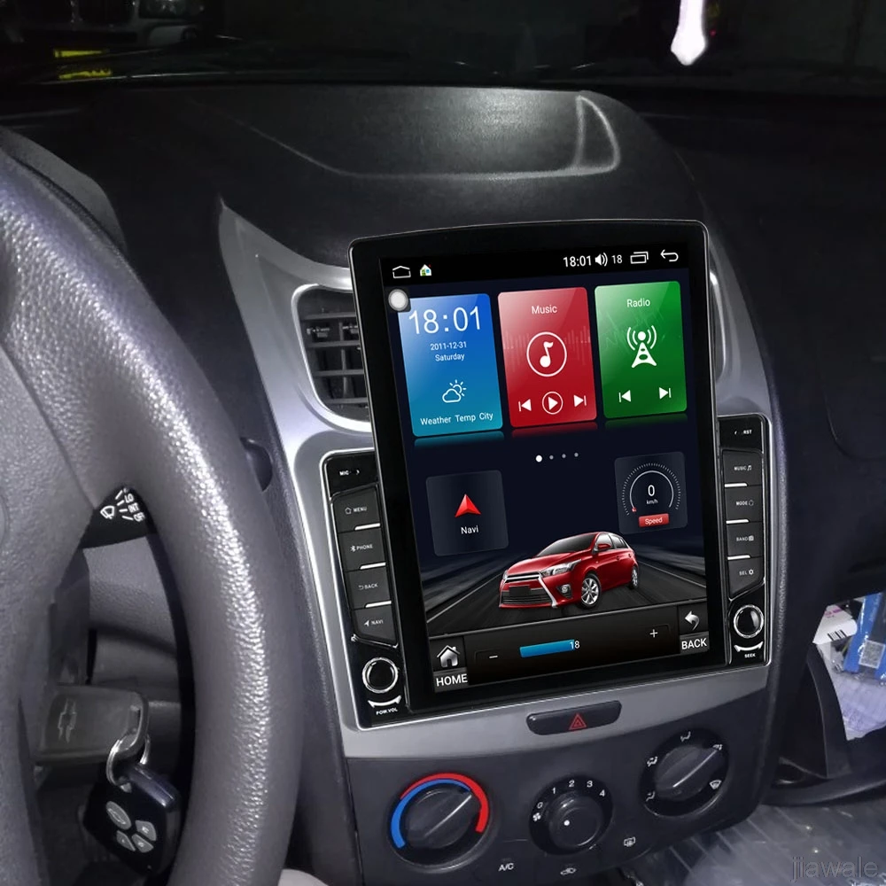 

9.7" octa-core tesla style vertical screen Android 10 Car GPS video Multimedia for Chevrolet Sail 2010-2013