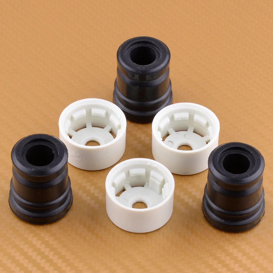 

LETAOSK 3 Pair Annular Buffer Mount plug Cap Kit Set W/ Gasket Fit for STIHL 029 039 MS210 021 MS250 025 MS230 Chainsaw