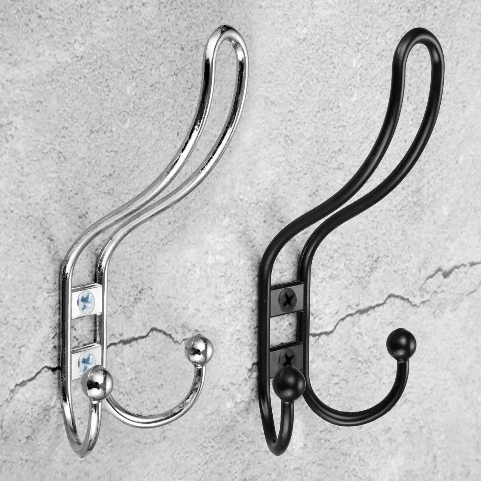 

1 шт. 139*66 мм цинковый сплав настенный крючки для кухни и ванной комнаты двери вешалка-крючок для пальто полотенца одежды сумочки вешалка крю...