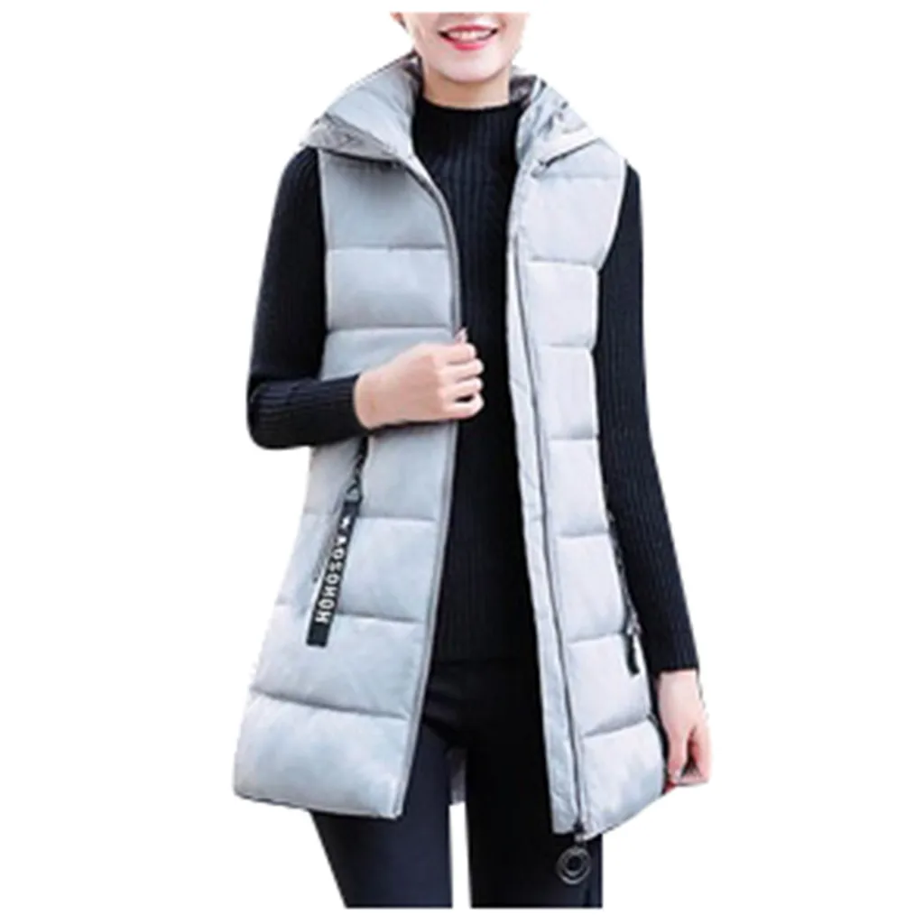 Жилеты женские 2019 зимние большие размеры теплые мягкие элегантные красивые