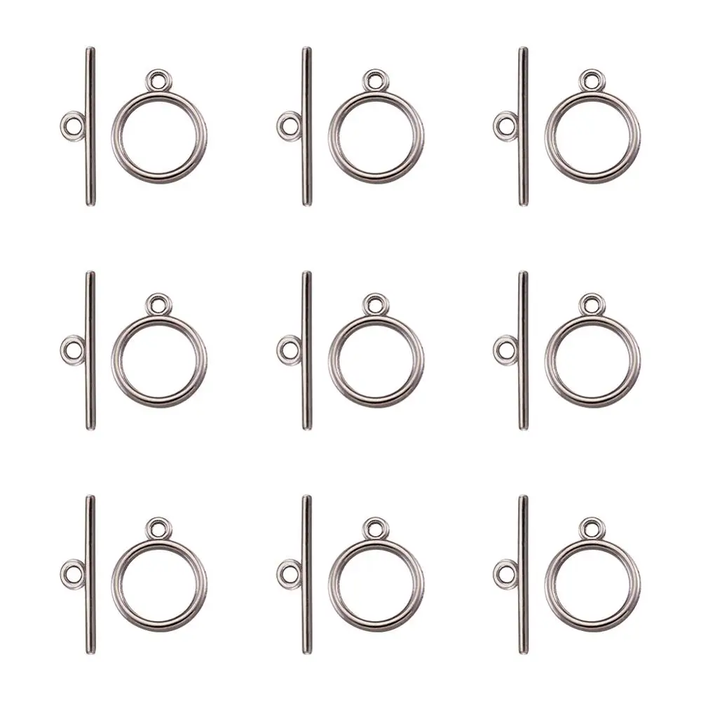 20 наборов OT тумблеры соединители для браслетов ожерелье ювелирных изделий 15X2mm