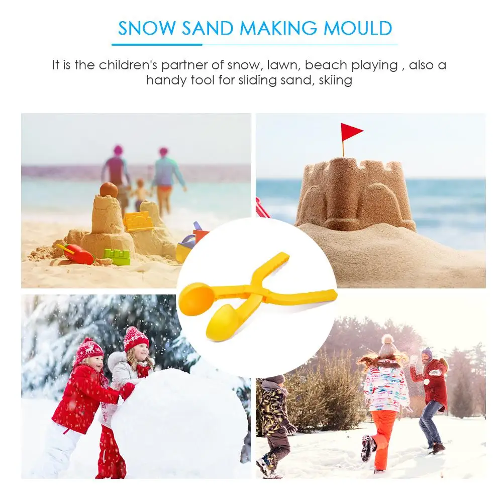 

Winter Snowball Maker Sand Mold Tool Snow Ball Maker Funny Compact Snowballs Fight Outdoor Sport Snow-balls Toy Mold Toys