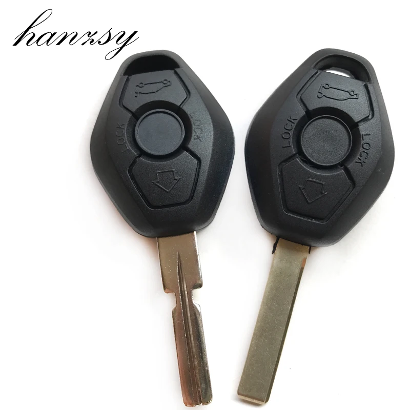 Чехол для ключей с 3 кнопками BMW E39 E46 E38 Z3 Z4 X3 X5 1 5 6 7 серии Сменный автомобильных