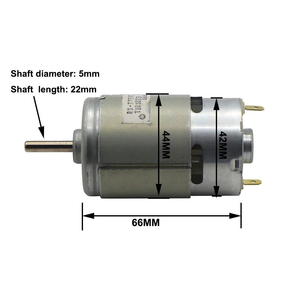 Фото Новый Япония Mabuchi RS-775VF 5V 12V 24V 36V двигатель низкая Скорость 1600 об/мин до 12500rpm Новый Япония Mabuchi RS-775VF 5V 12V 24V 36V двигатель низкая Скорость 1600 об/мин до 12500rpm