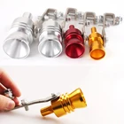 Универсальный автомобильный свисток для выхлопных газов, пять цветов, модификация системы выхлопных газов, аксессуары для тюнинга автомобиля, туннирование SMLXL