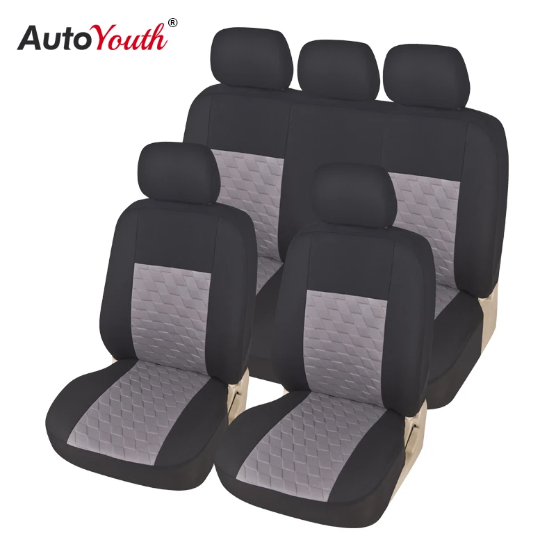 AUTOYOUTH полиэстер ткань Чехлы для автомобильных сидений универсальные подходят