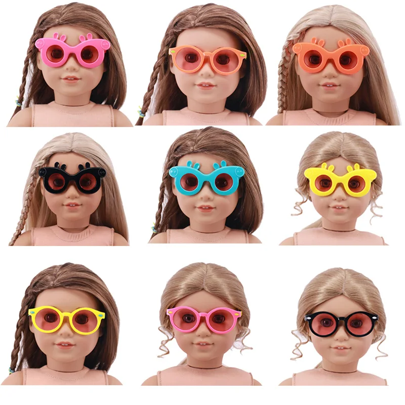

Очки для кукол 10 цветов аксессуары для кукол разные стили подходит для кукол 18 дюймов