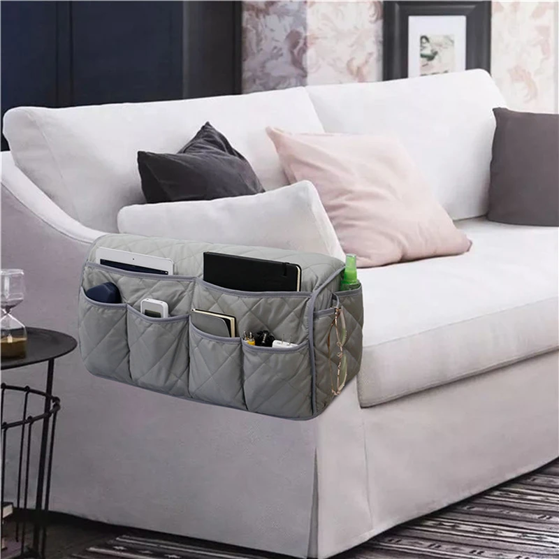 Подлокотник для дивана органайзер с несколькими карманами подставка кресел