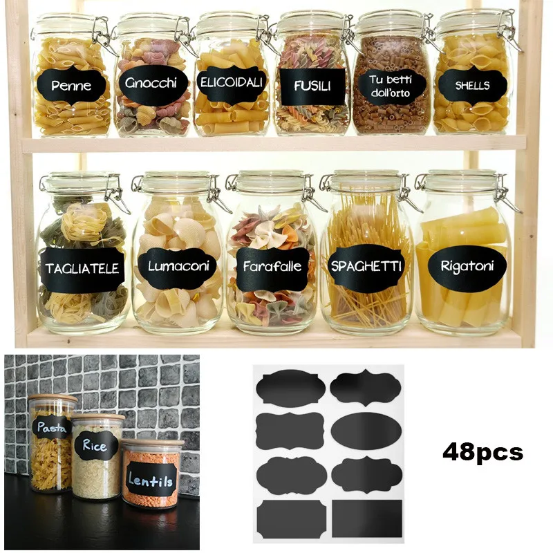 Jar этикетки стикеры s Spice стикер s этикетка кухня керамические банки для хранения Jams Органайзер доска специи бирки водонепроницаемый