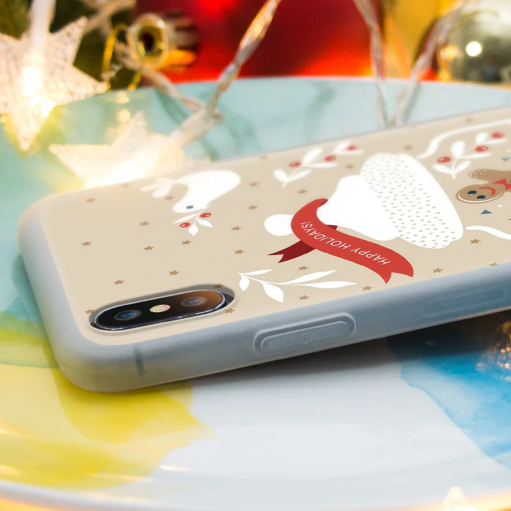 Чехол IER 2020 новогодний чехол для телефона iphone 11 Pro Max XR X XS MAX 7 8 Christamas s 6 6S Plus мягкая