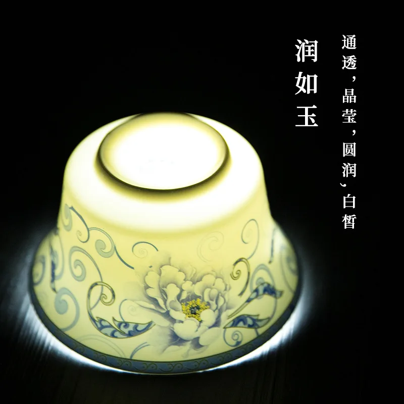 Фарфоровая чаша с крышкой и блюдце 200 мл | Дом сад