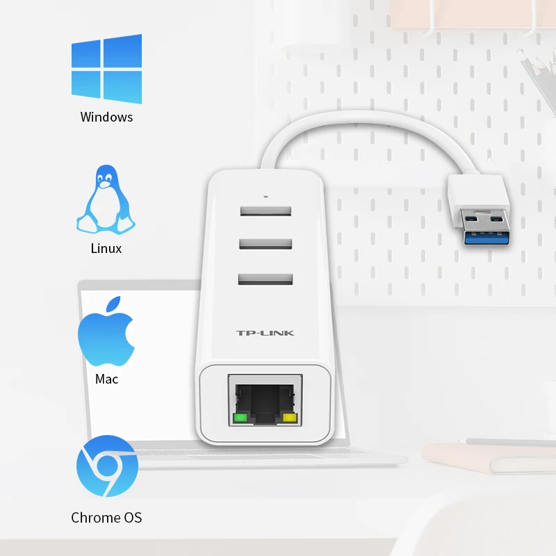 TP LINK TL UG313 Внешний USB 3 0 проводной сетевой интернет адаптер 10/100/1000M Ethernet RJ45 Lan для