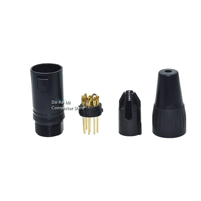 10 шт./лот XLR Кабельный разъем 4Pin Сделано в Китае с разъемом папа или женского пола 4