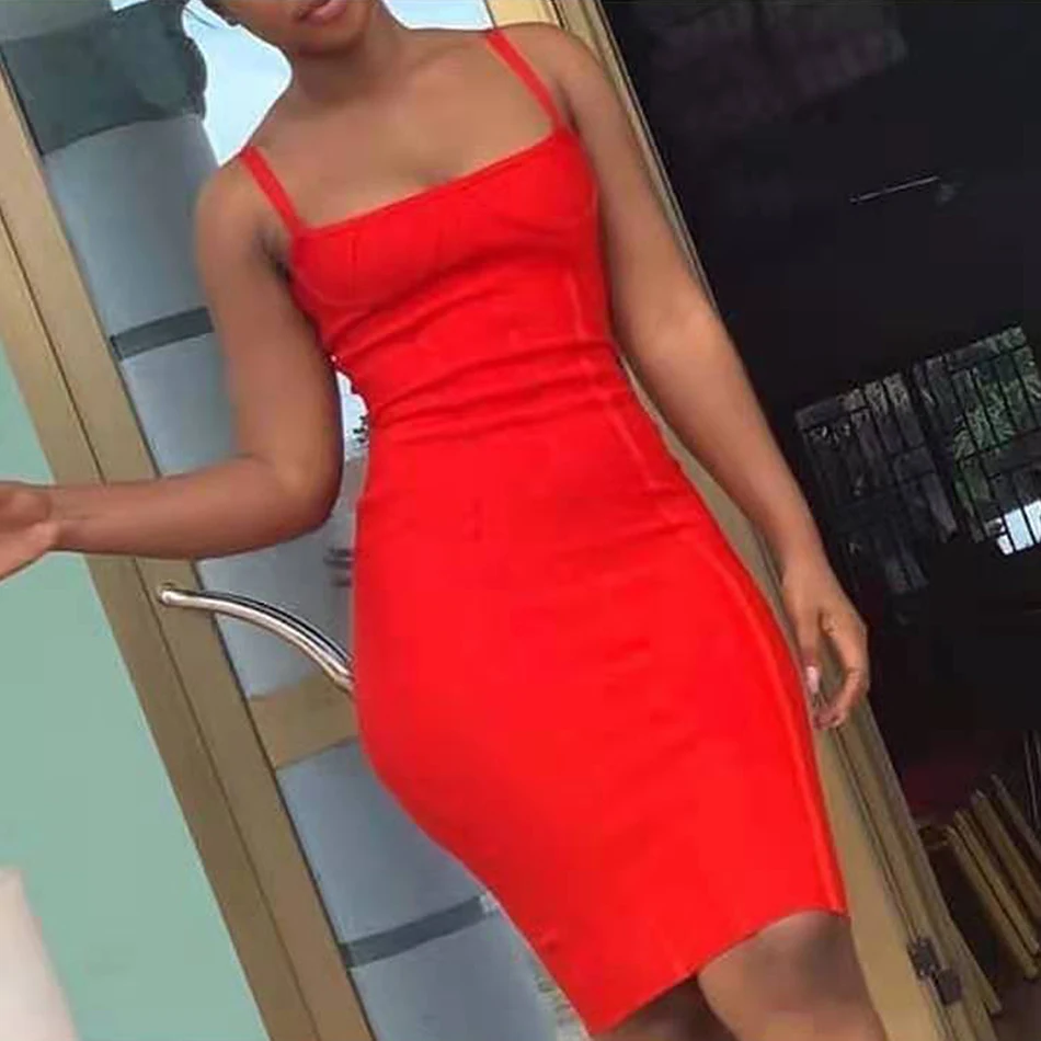 Женское Бандажное платье из искусственного шелка голубое облегающее