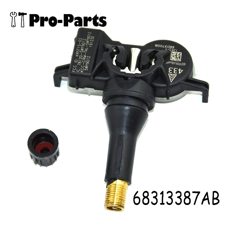 68313387 АБ 68252493 AB Высококачественный датчик давления в шинах TPMS для Jeep Renegade 2015-2018 для Cheysler 433 МГц (art.: 3920cb2a160c8) - 3920cb2a160c8