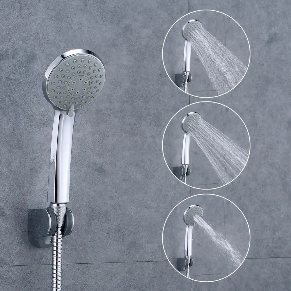 SHUIELIN High Pressure Water Saving Hand Shower ABS Bathroom Head Round Held Bath Nozzle Sprayer | Обустройство дома
