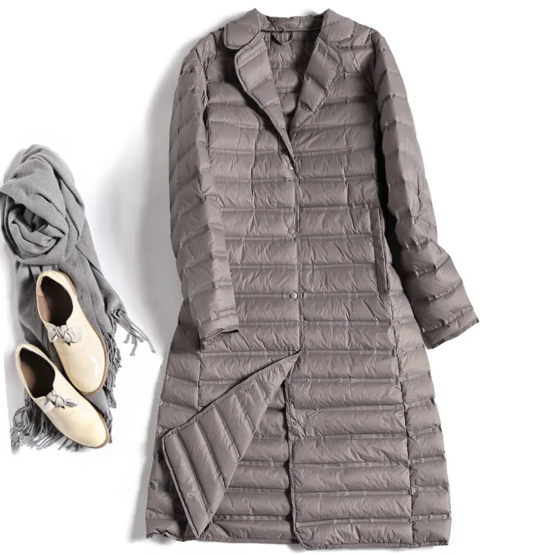 Женское длинное пальто Sanishroly с воротником ульсветильник кое пуховое парка