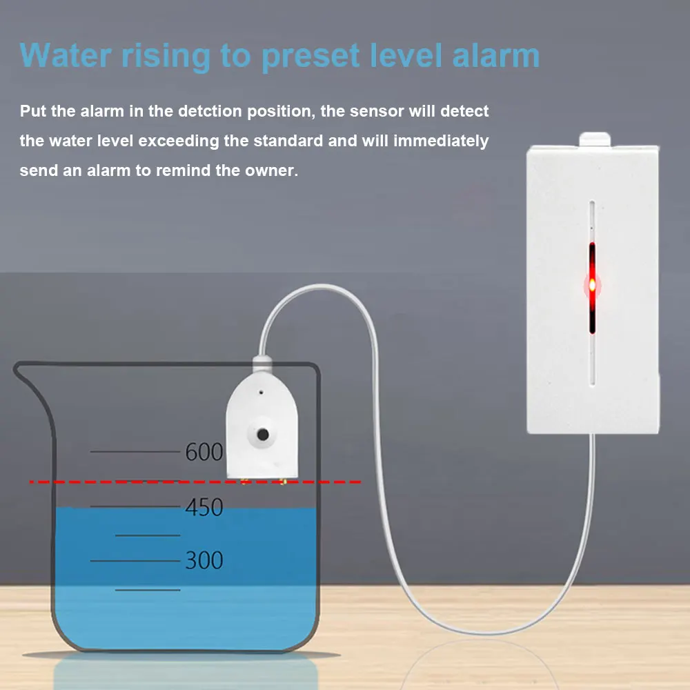Датчик утечки воды eWelink 433 МГц детектор уровня работает с радиочастотным мостом