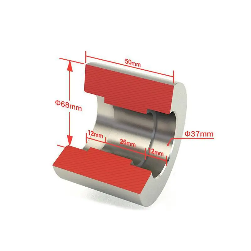 Ленточная шлифовальная машина φ 68*50 мм подшипник 12 приводное колесо для