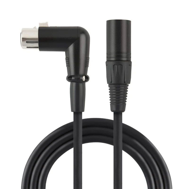 

Кабель XLR для музыкального микрофона, звуковой кабель, штекер, прямоугольный кабель XLR «Мама-папа», 6 футов