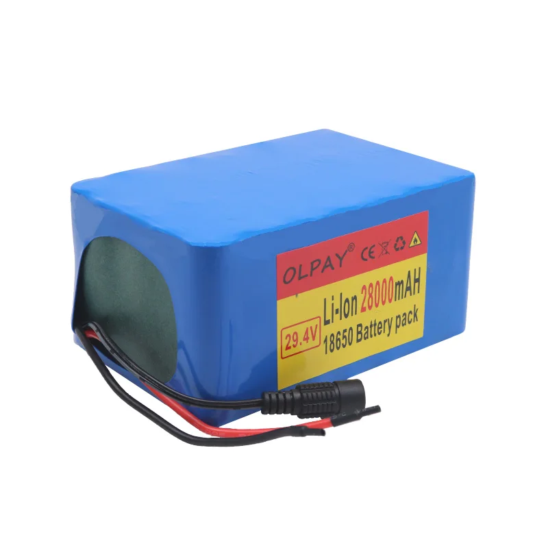 

7S5P 24v 28000mAh Battery pack 250w 29.4V 28000mAh Lithium-ion battery Suitable for wheelchair motor power electric bicycle