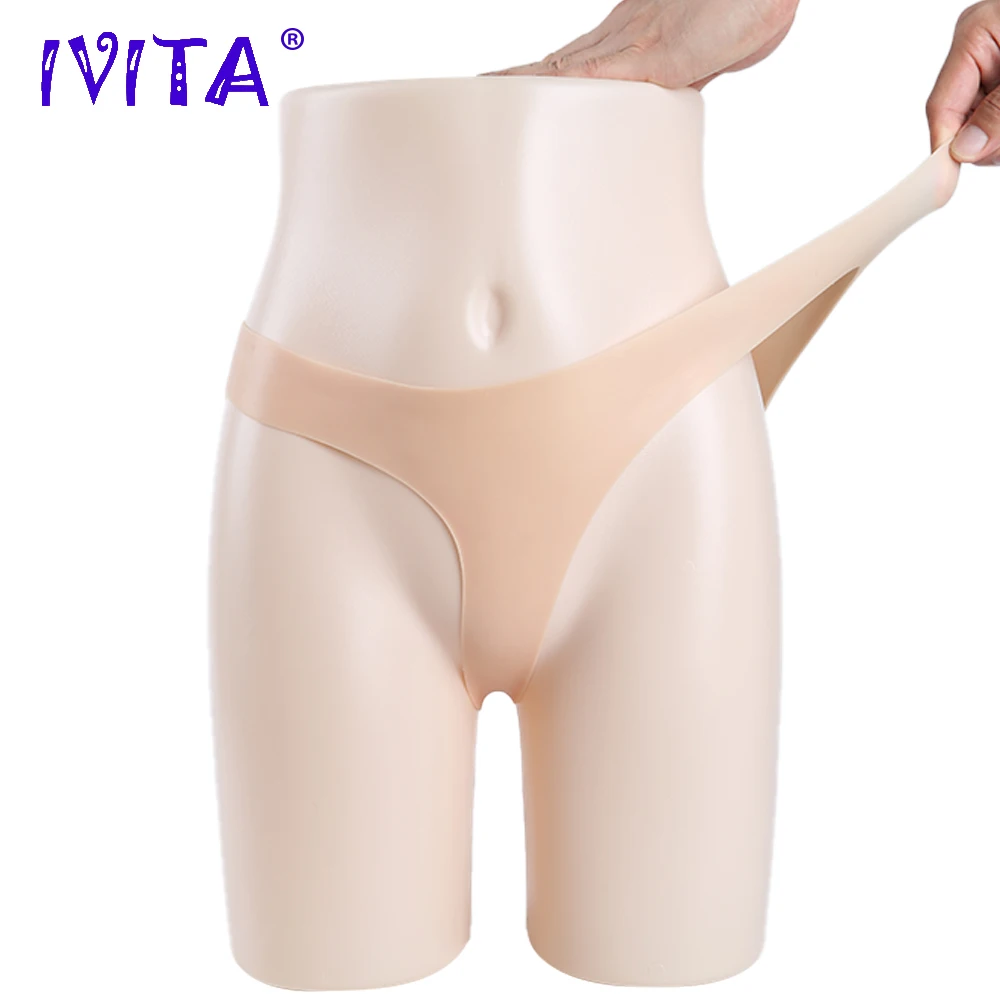 Реалистичные Силиконовые трусы IVITA силиконовые трусики форма ягодиц для