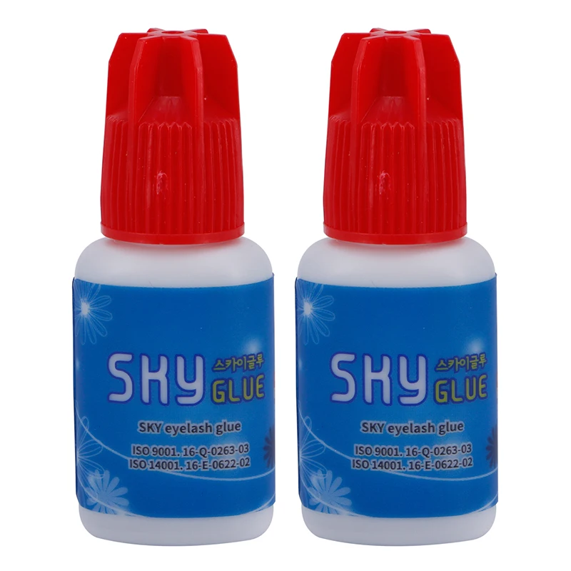 Клей для наращивания ресниц Sky 2 шт. время сушки от 1 до секунд профессионального