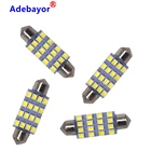 1600X31 36 39 41 мм 3528 1210 16 SMD Светодиодная Автомобильная купольная гирлянда, светильник почки, автомобильная светодиодная Лицензионная табличка, купольная крыша