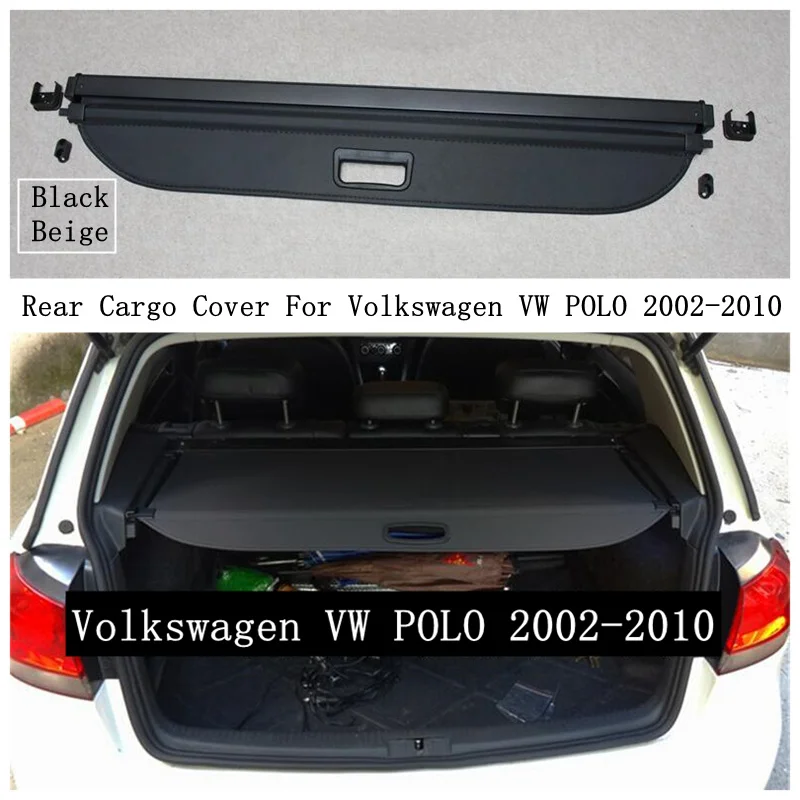 

Чехол для багажника Volkswagen VW POLO 2002-2010, черный, бежевый