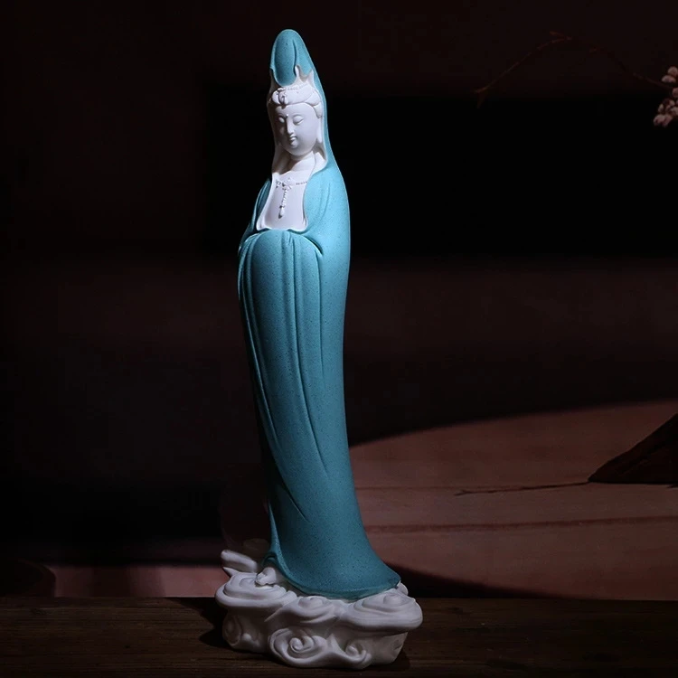 

Guanyin Будда Бодхисаттва украшения Керамические изделия для гостиной дома предлагаем крыльцо китайские белые фарфоровые украшения