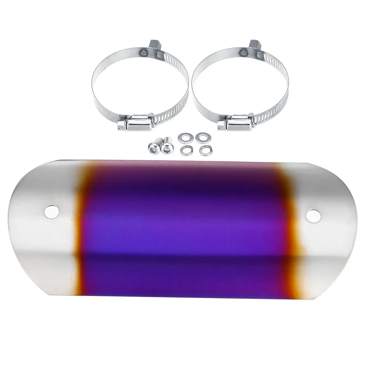 

Universal Motorcycle Exhaust Muffler Heat Shield Protector Anti-scalding Cover Heel Guard Stainless Steel for TMAX530 CB400 Z90