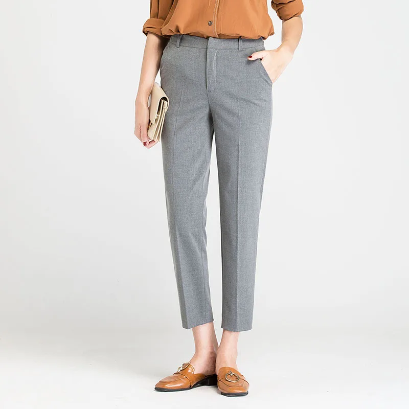 Брюки женские прямые с эластичным поясом | Женская одежда