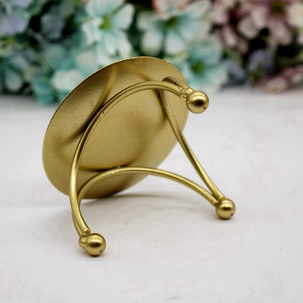 2 шт./компл. геометрический Круглый Подсвечник украшение для дома и свадьбы