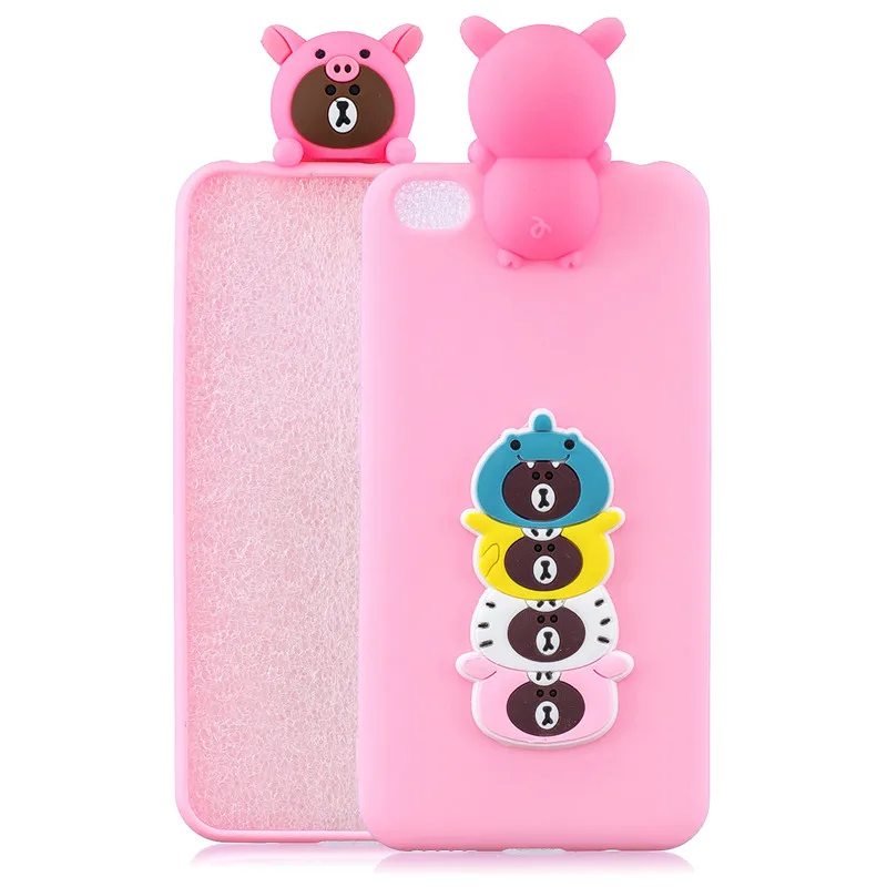 

for Xiaomi Redmi Go Case on For Coque Xiomi Xiaomi Redmi Go Cover Cartoon 3D Doll Toys Candy Soft TPU Silicone Phone Case Fundas