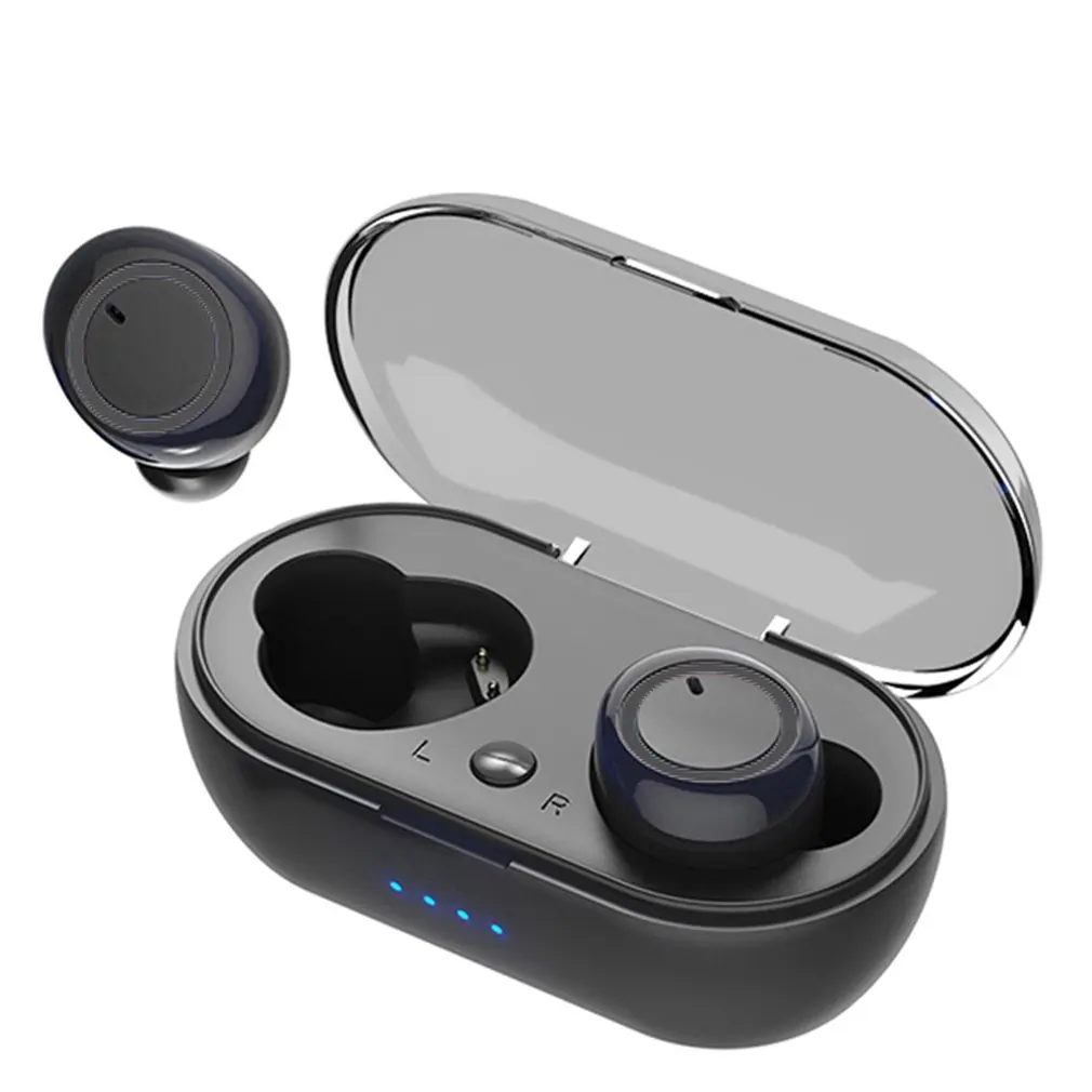 

Y50 Wireless Earphones TWS Earphone Bluetooth Fitness Headsets Button Control Noise Cancelling Sport Headset With Charging Case