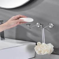 magnetic soap holder wall hanging soap box silver home garden household merchandises bathroom products