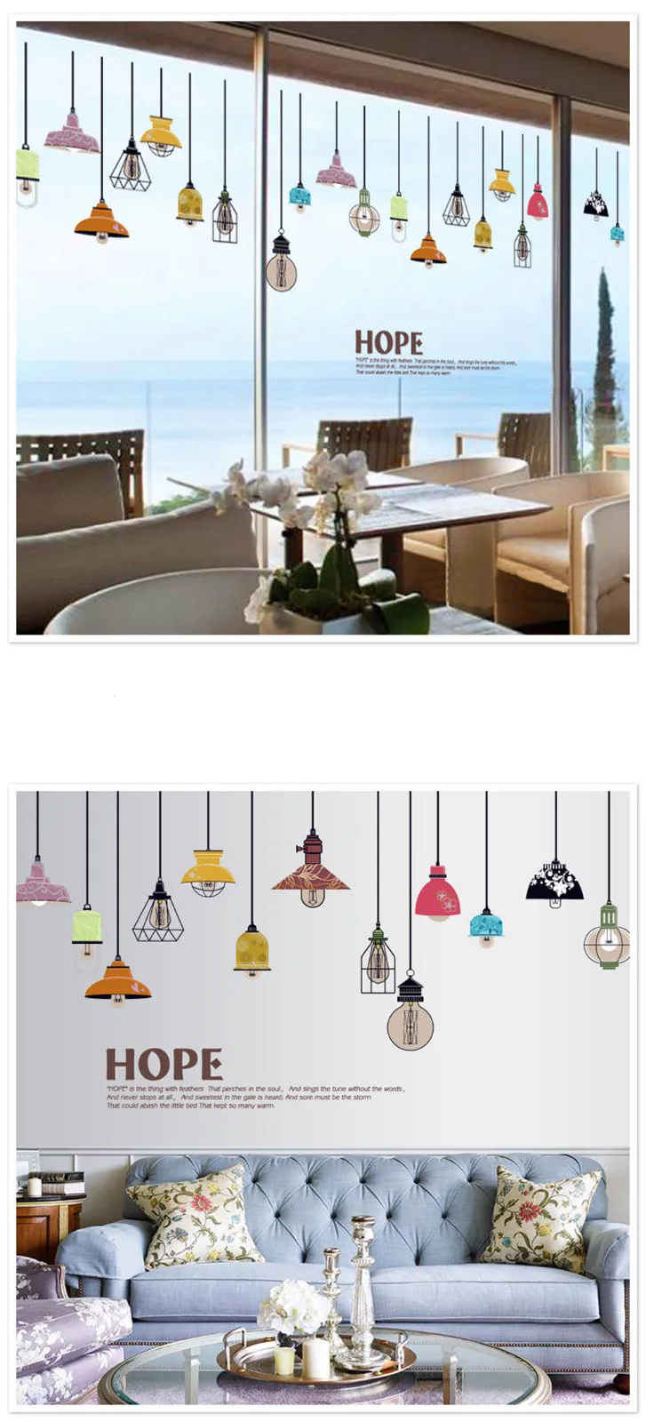 Съемные Наклейки на стены Мультяшные наклейки окна для детской комнаты декор