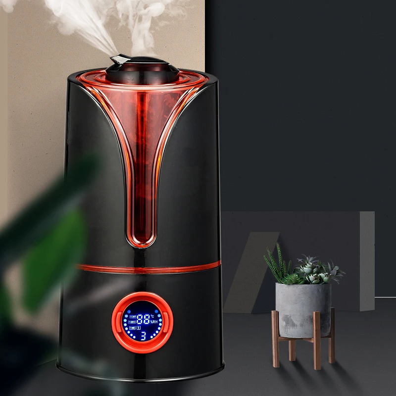 

Timing Air Humidifier 3.5L Large Capacity Home Dual Spray Intelligent Mute Aroma Humidifier Humidifier (EU PLUG)