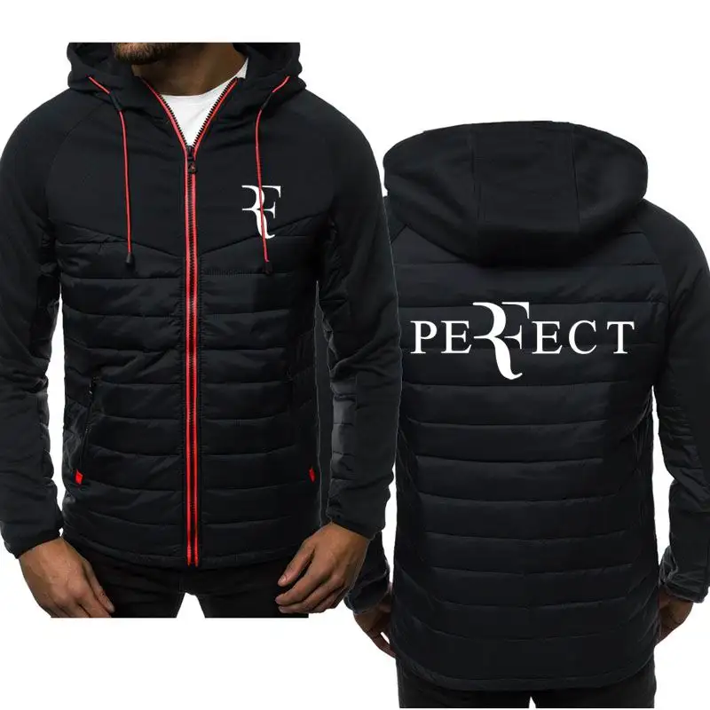 

2021 New Men Hoodies for RF roger federer Tools Spring Autumn Jacket Casual Sweatshirt Long Sleeve Zipper Hoody