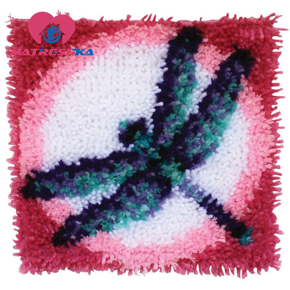 Домашняя подушка для вышивки крестом deocr набор крючков ковер самостоятельной